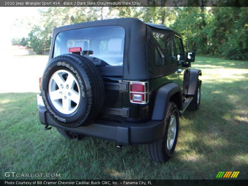 Black / Dark Slate Gray/Medium Slate Gray 2010 Jeep Wrangler Sport 4x4