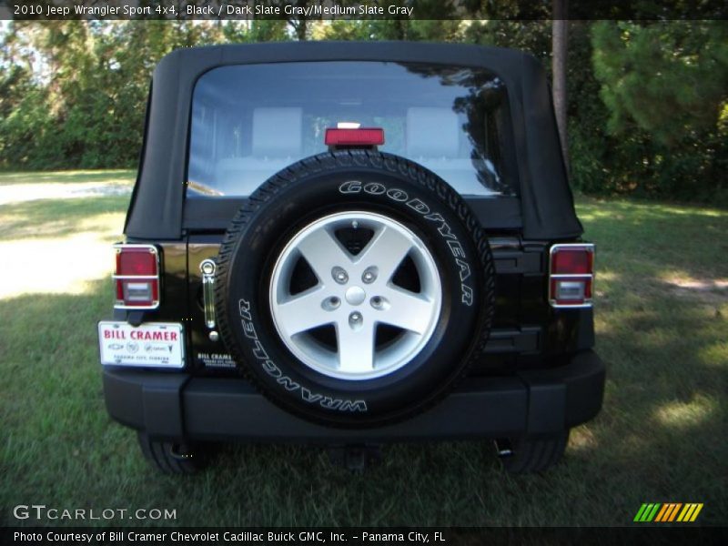 Black / Dark Slate Gray/Medium Slate Gray 2010 Jeep Wrangler Sport 4x4
