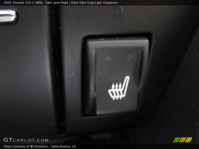 Satin Jade Pearl / Dark Slate Gray/Light Graystone 2005 Chrysler 300 C HEMI