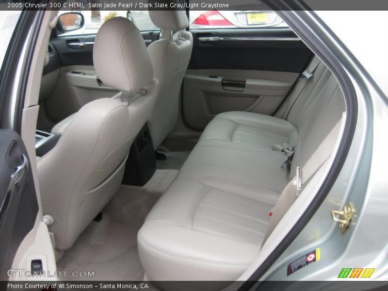 Satin Jade Pearl / Dark Slate Gray/Light Graystone 2005 Chrysler 300 C HEMI
