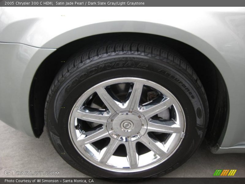 Satin Jade Pearl / Dark Slate Gray/Light Graystone 2005 Chrysler 300 C HEMI