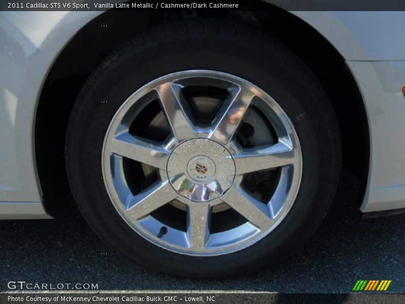 Vanilla Latte Metallic / Cashmere/Dark Cashmere 2011 Cadillac STS V6 Sport
