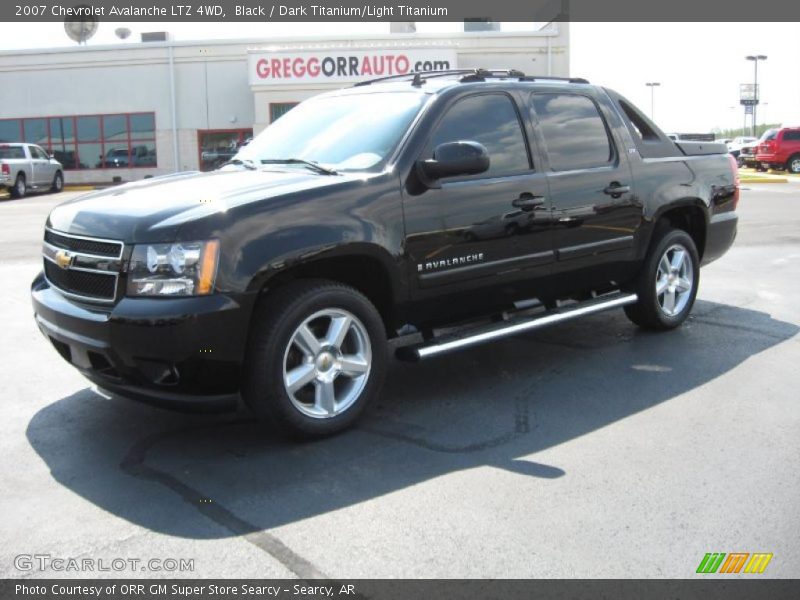 Black / Dark Titanium/Light Titanium 2007 Chevrolet Avalanche LTZ 4WD