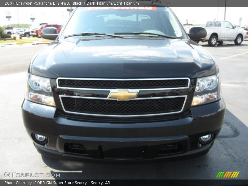 Black / Dark Titanium/Light Titanium 2007 Chevrolet Avalanche LTZ 4WD