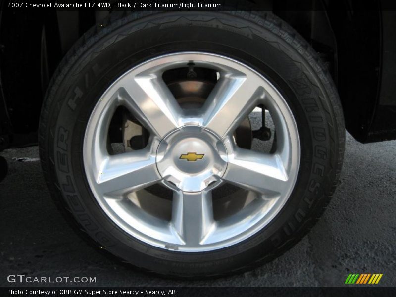 Black / Dark Titanium/Light Titanium 2007 Chevrolet Avalanche LTZ 4WD