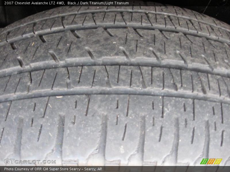 Black / Dark Titanium/Light Titanium 2007 Chevrolet Avalanche LTZ 4WD