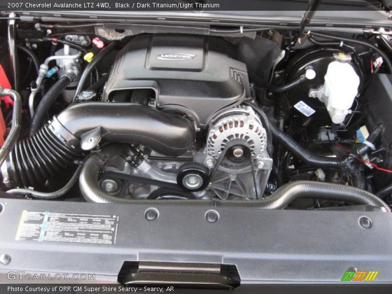 Black / Dark Titanium/Light Titanium 2007 Chevrolet Avalanche LTZ 4WD