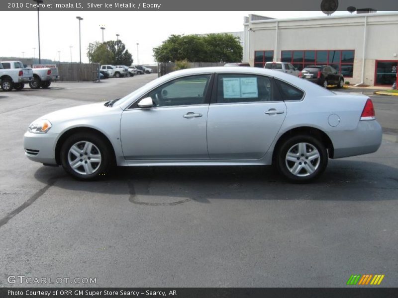 Silver Ice Metallic / Ebony 2010 Chevrolet Impala LS