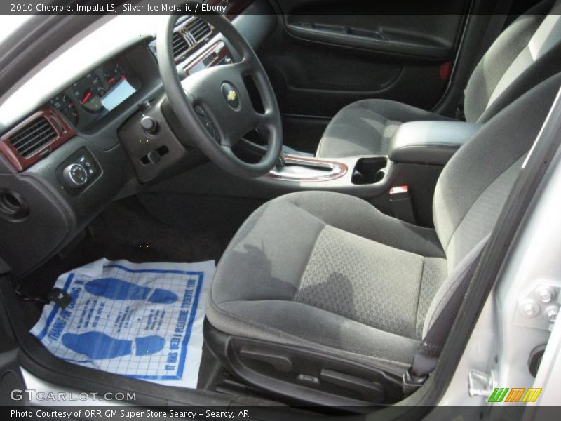 Silver Ice Metallic / Ebony 2010 Chevrolet Impala LS