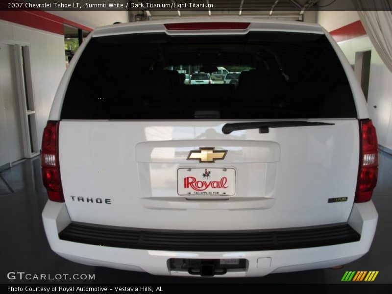 Summit White / Dark Titanium/Light Titanium 2007 Chevrolet Tahoe LT