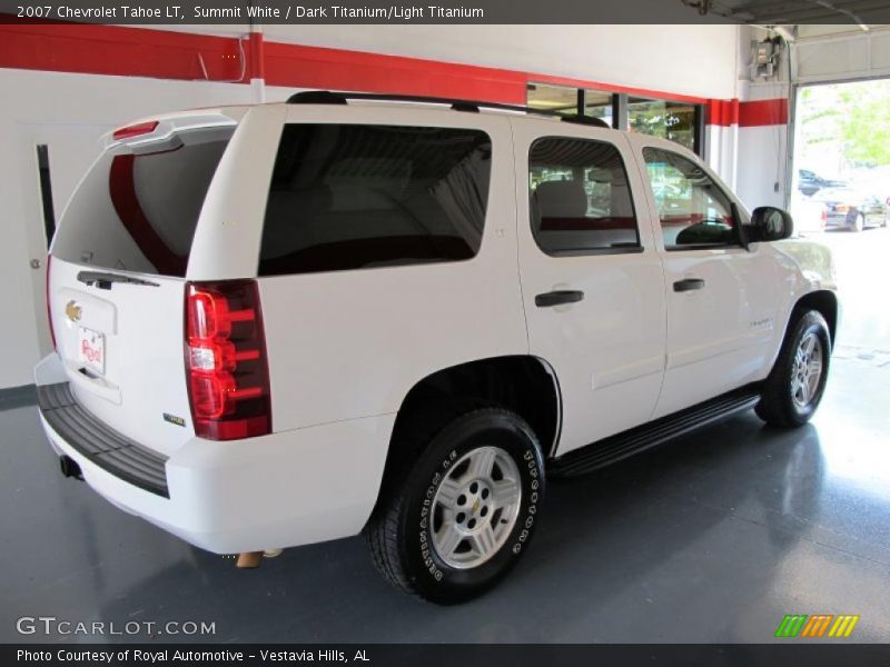 Summit White / Dark Titanium/Light Titanium 2007 Chevrolet Tahoe LT