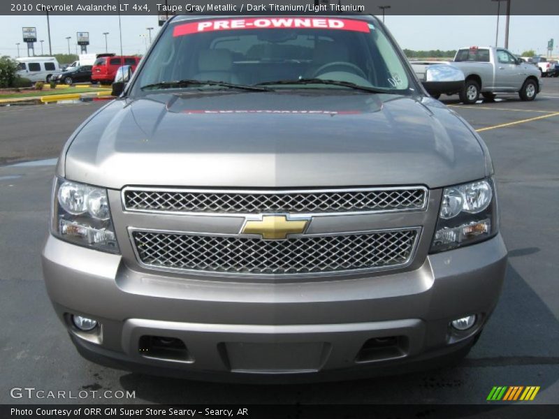 Taupe Gray Metallic / Dark Titanium/Light Titanium 2010 Chevrolet Avalanche LT 4x4