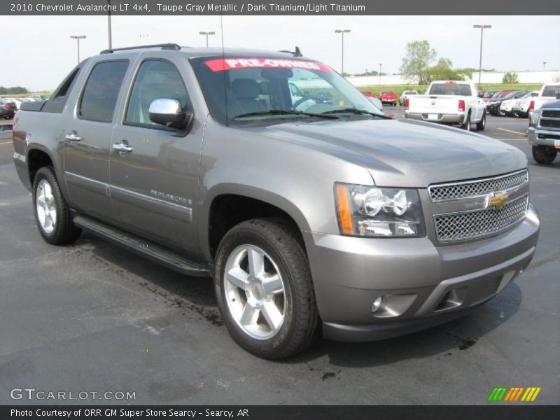 Taupe Gray Metallic / Dark Titanium/Light Titanium 2010 Chevrolet Avalanche LT 4x4