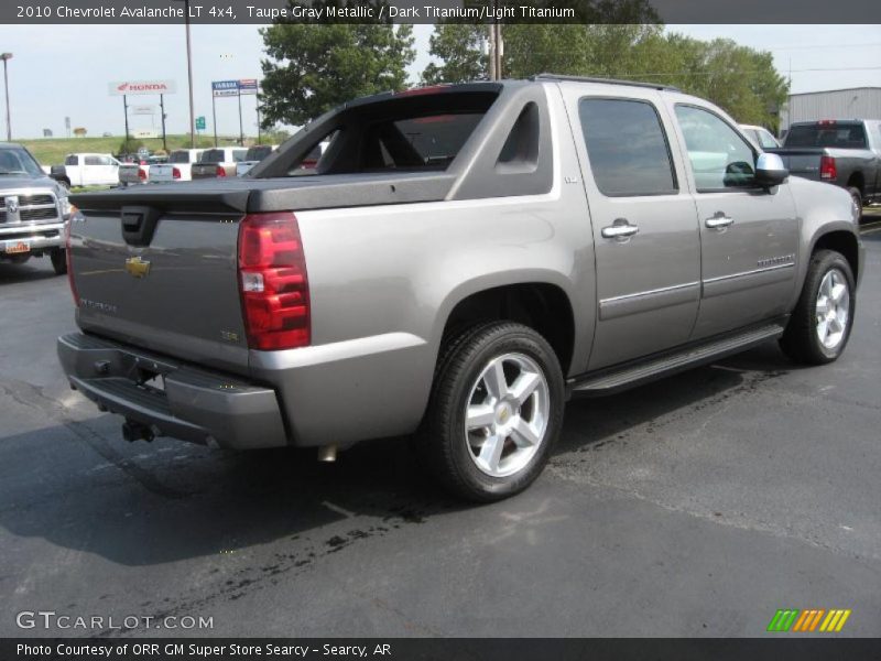 Taupe Gray Metallic / Dark Titanium/Light Titanium 2010 Chevrolet Avalanche LT 4x4