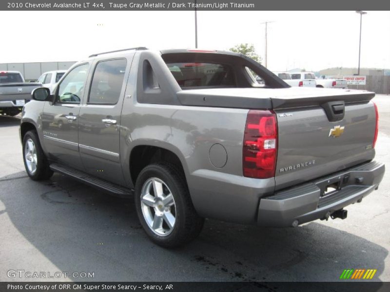 Taupe Gray Metallic / Dark Titanium/Light Titanium 2010 Chevrolet Avalanche LT 4x4