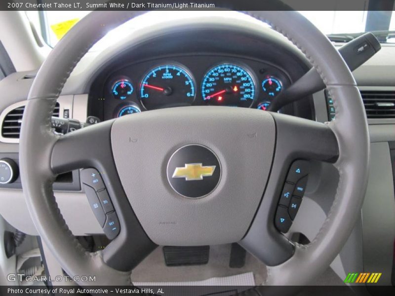 Summit White / Dark Titanium/Light Titanium 2007 Chevrolet Tahoe LT
