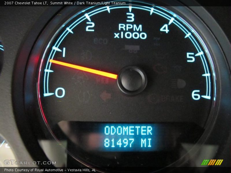 Summit White / Dark Titanium/Light Titanium 2007 Chevrolet Tahoe LT