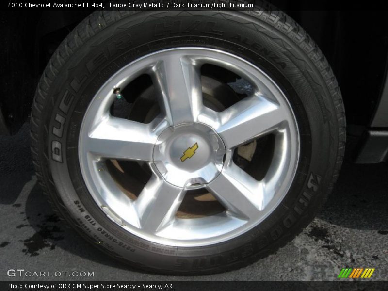 Taupe Gray Metallic / Dark Titanium/Light Titanium 2010 Chevrolet Avalanche LT 4x4