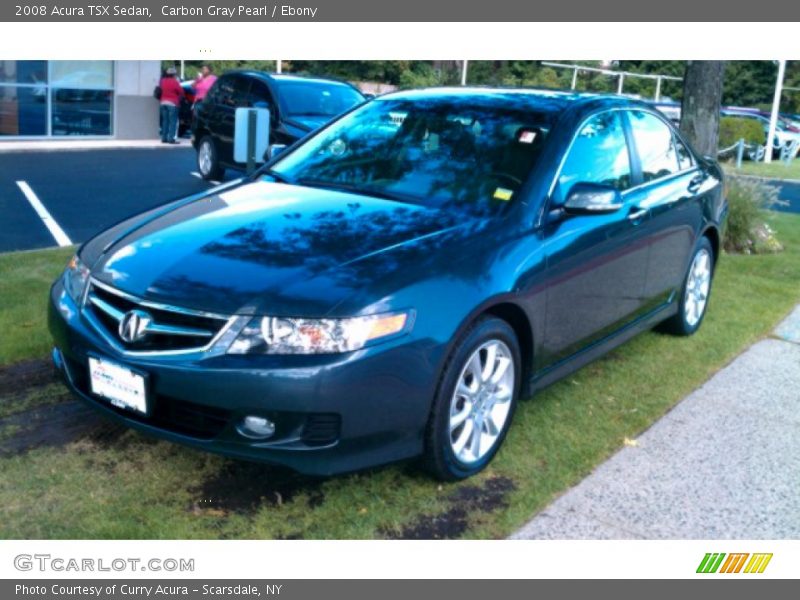 Carbon Gray Pearl / Ebony 2008 Acura TSX Sedan