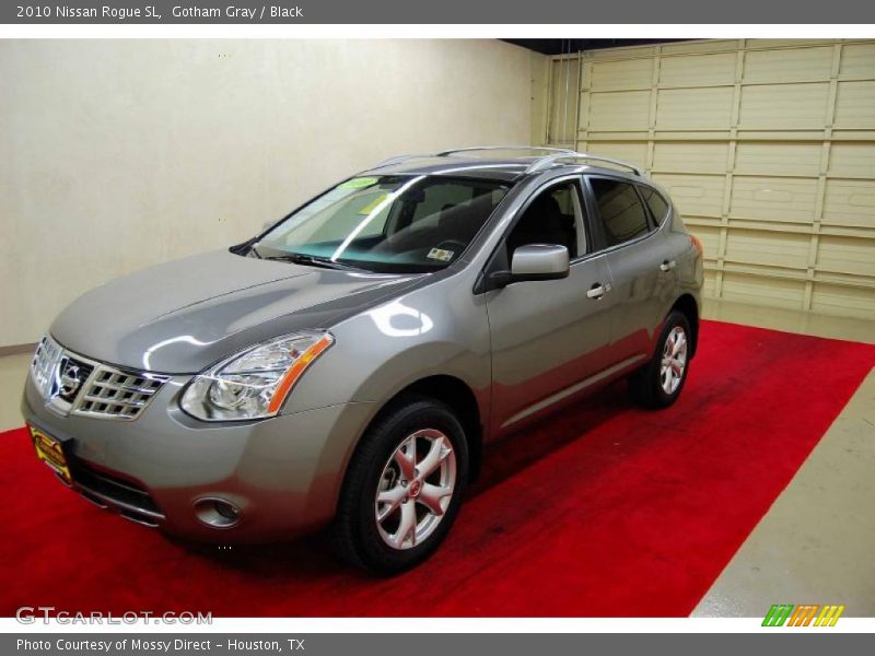 Gotham Gray / Black 2010 Nissan Rogue SL