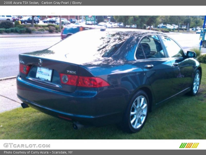 Carbon Gray Pearl / Ebony 2008 Acura TSX Sedan