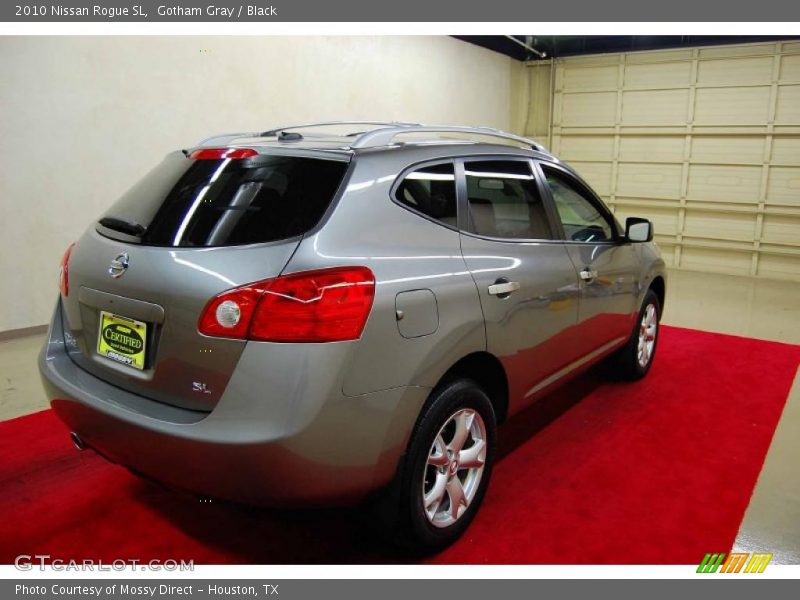 Gotham Gray / Black 2010 Nissan Rogue SL