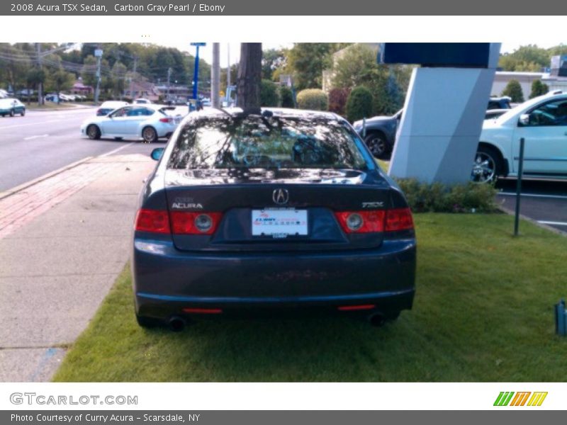 Carbon Gray Pearl / Ebony 2008 Acura TSX Sedan