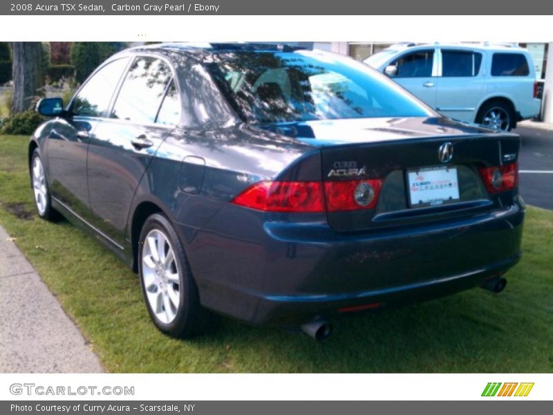 Carbon Gray Pearl / Ebony 2008 Acura TSX Sedan