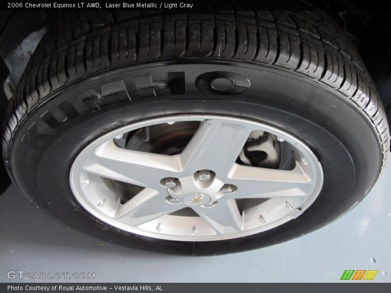 Laser Blue Metallic / Light Gray 2006 Chevrolet Equinox LT AWD
