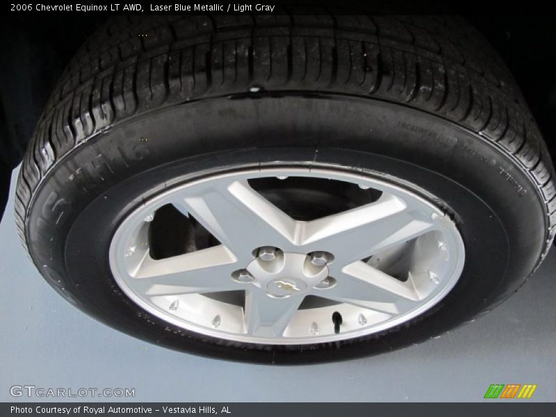 Laser Blue Metallic / Light Gray 2006 Chevrolet Equinox LT AWD