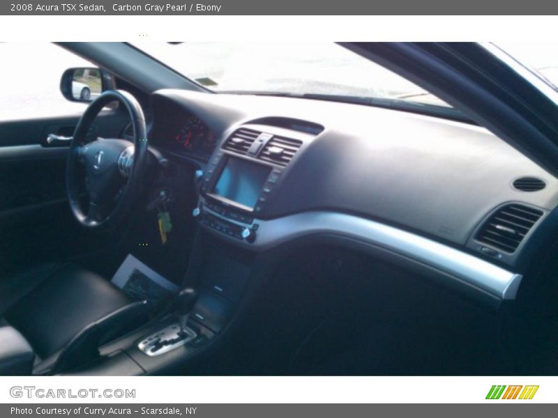 Carbon Gray Pearl / Ebony 2008 Acura TSX Sedan