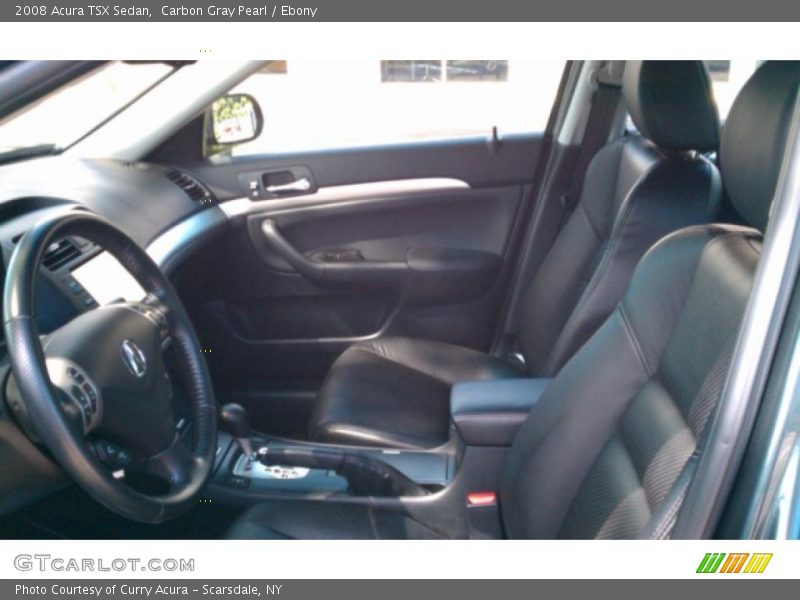Carbon Gray Pearl / Ebony 2008 Acura TSX Sedan