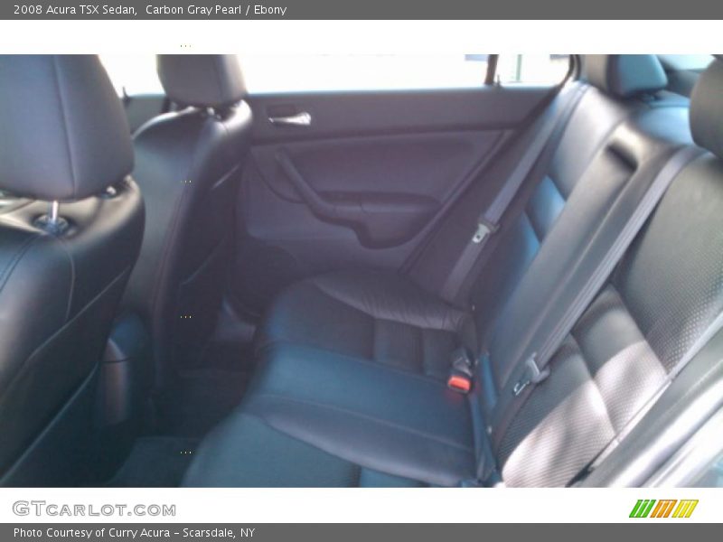 Carbon Gray Pearl / Ebony 2008 Acura TSX Sedan