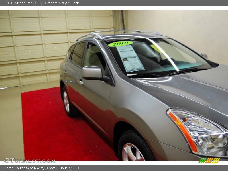 Gotham Gray / Black 2010 Nissan Rogue SL