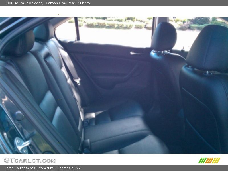 Carbon Gray Pearl / Ebony 2008 Acura TSX Sedan