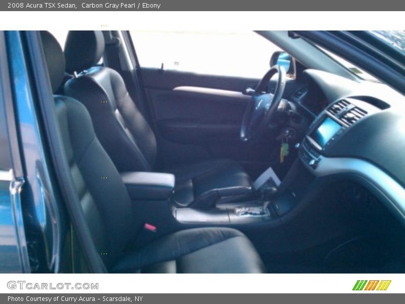 Carbon Gray Pearl / Ebony 2008 Acura TSX Sedan