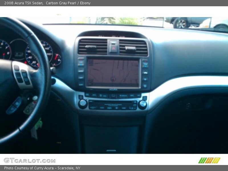 Carbon Gray Pearl / Ebony 2008 Acura TSX Sedan