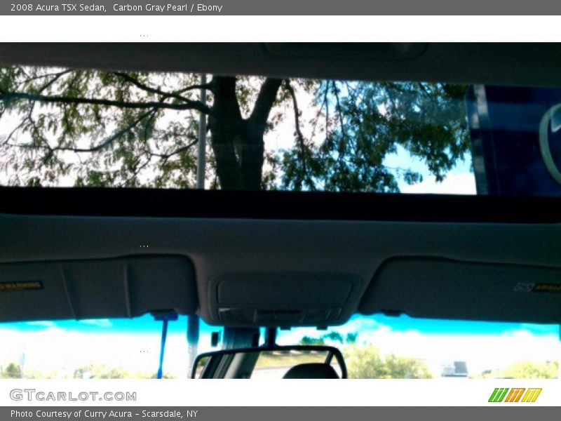 Carbon Gray Pearl / Ebony 2008 Acura TSX Sedan