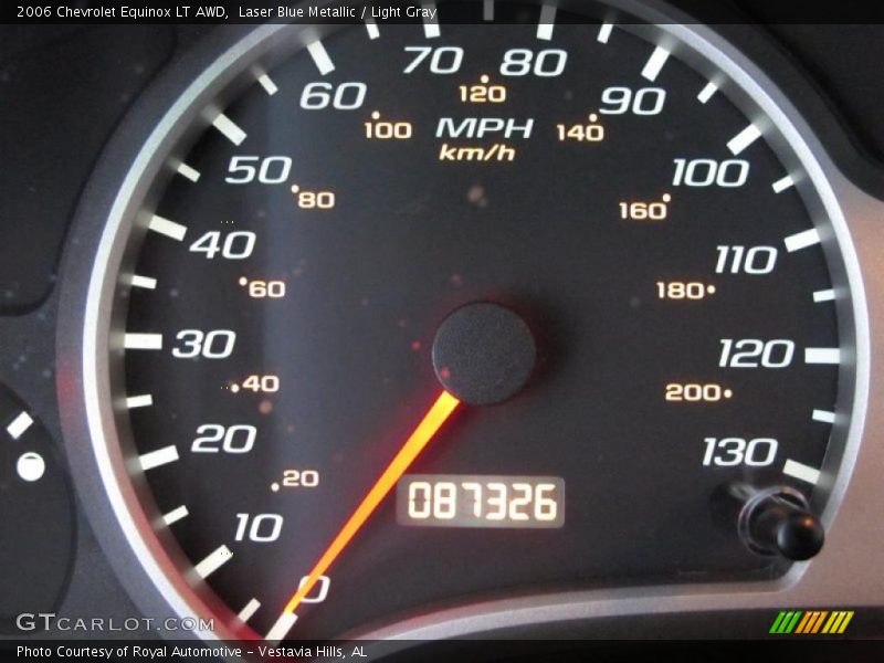 Laser Blue Metallic / Light Gray 2006 Chevrolet Equinox LT AWD