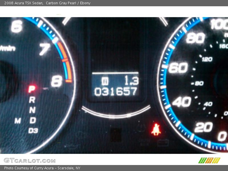 Carbon Gray Pearl / Ebony 2008 Acura TSX Sedan
