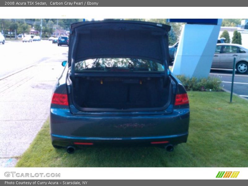 Carbon Gray Pearl / Ebony 2008 Acura TSX Sedan