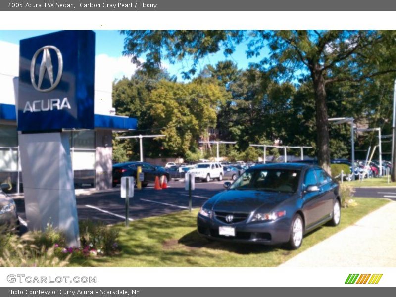 Carbon Gray Pearl / Ebony 2005 Acura TSX Sedan