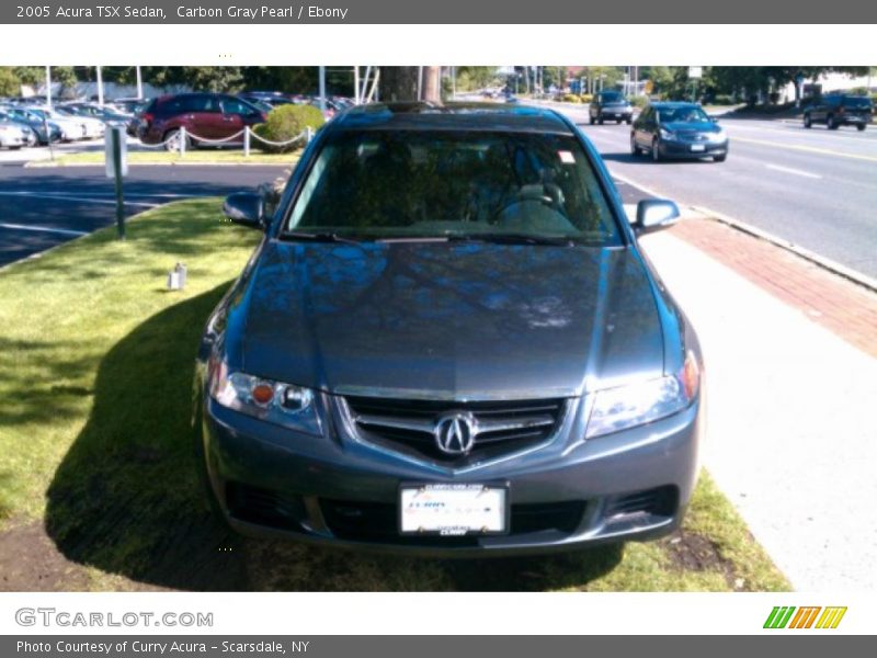 Carbon Gray Pearl / Ebony 2005 Acura TSX Sedan