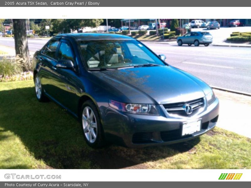 Carbon Gray Pearl / Ebony 2005 Acura TSX Sedan