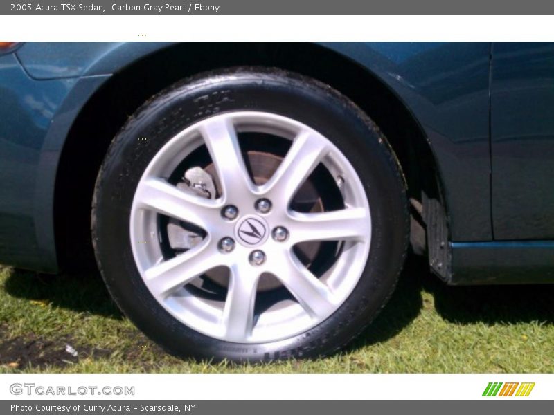 Carbon Gray Pearl / Ebony 2005 Acura TSX Sedan