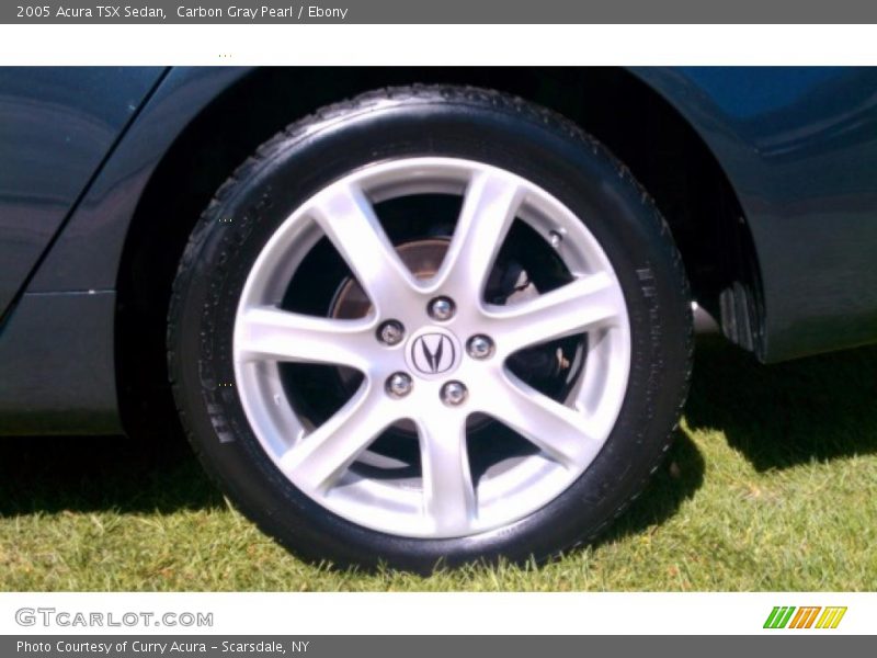 Carbon Gray Pearl / Ebony 2005 Acura TSX Sedan