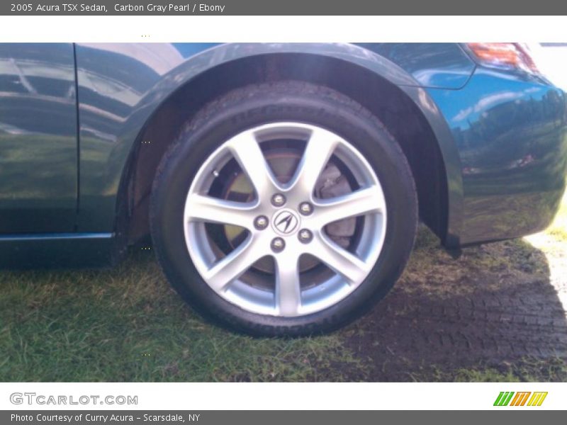 Carbon Gray Pearl / Ebony 2005 Acura TSX Sedan