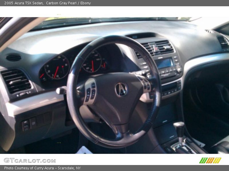 Carbon Gray Pearl / Ebony 2005 Acura TSX Sedan