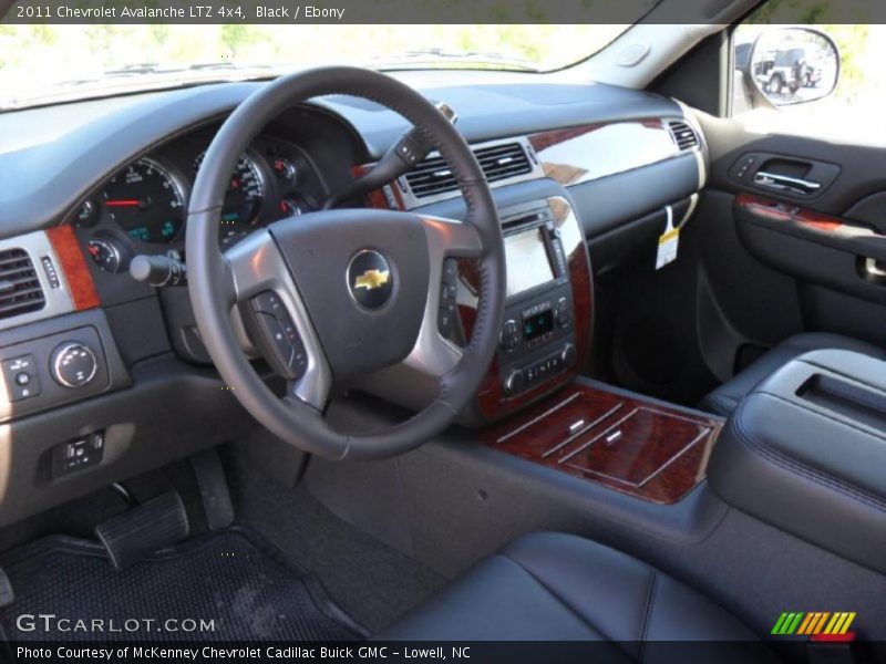 Black / Ebony 2011 Chevrolet Avalanche LTZ 4x4