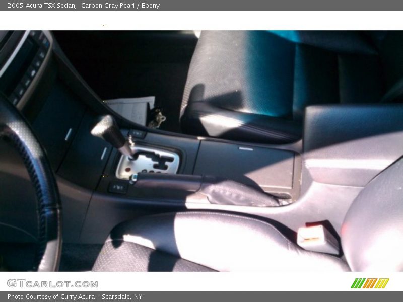 Carbon Gray Pearl / Ebony 2005 Acura TSX Sedan